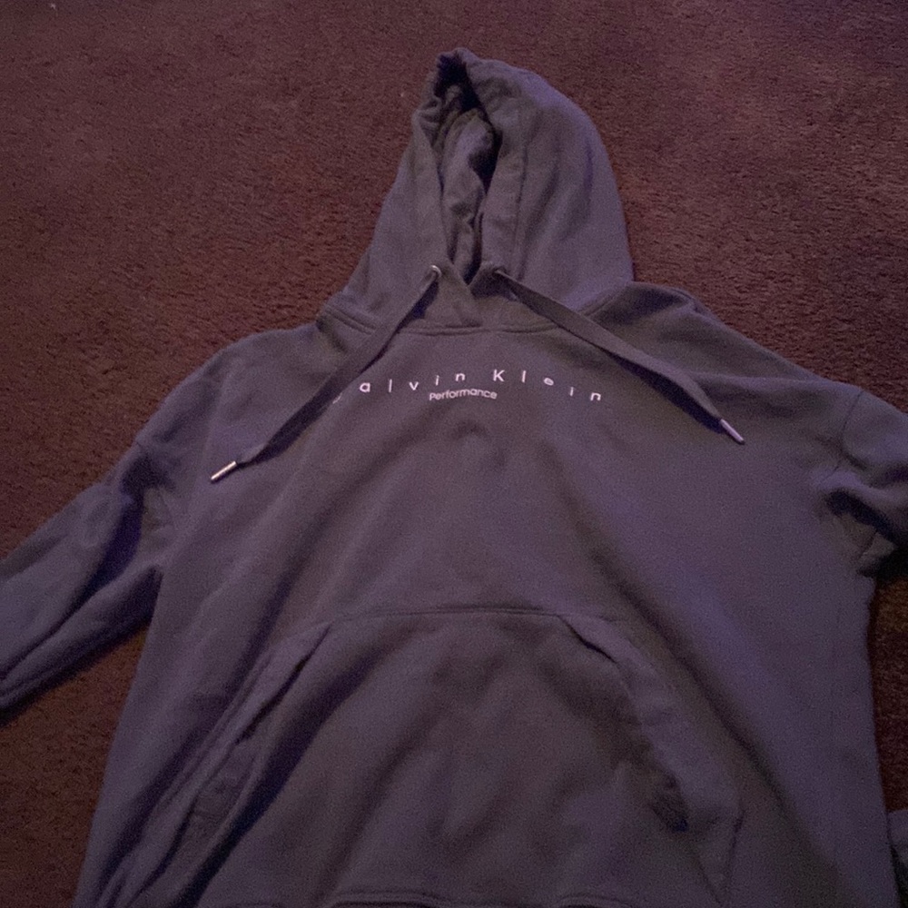 Green Calvin Klein hoodie. Brand: Calvin Klein Size: M